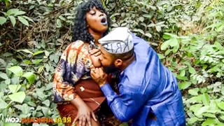 Nigerian with pussy lips outside