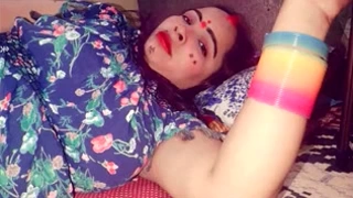 Hottie aunty has sex