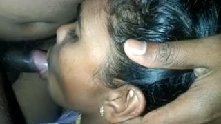 With a working mouth has sex with husband in the village