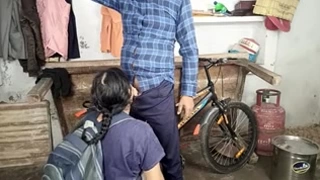Funny gets first experience at home