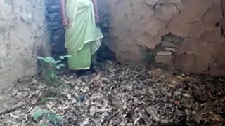 With a working mouth fucking with devar in the wood
