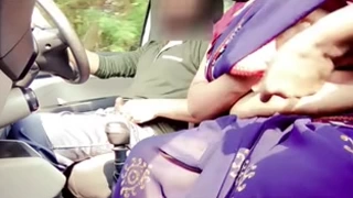 Desi bhabhiji in the car