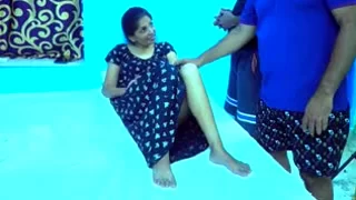 Sex addicted with boobs fucks with husband
