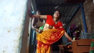 Desi bahu fucks with husband