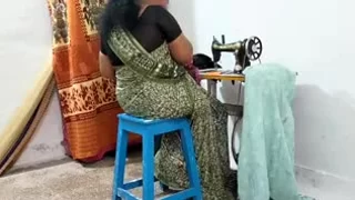 Clothed mother has sex
