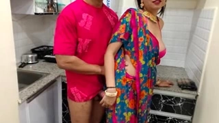 Dominating female fucking in condom