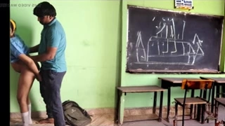 India in uniform fucking in couple