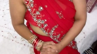 Cute aunty with curvy body